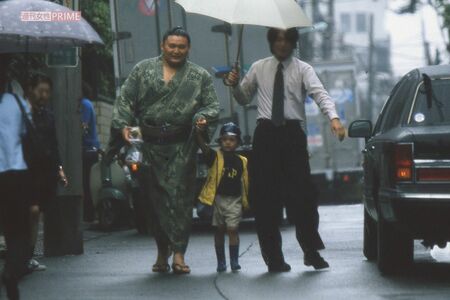 5歳の優一にメロメロだった貴乃花（2000年6月）