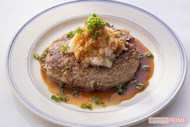 もやし入りジャンボハンバーグ（撮影／廣瀬靖士）