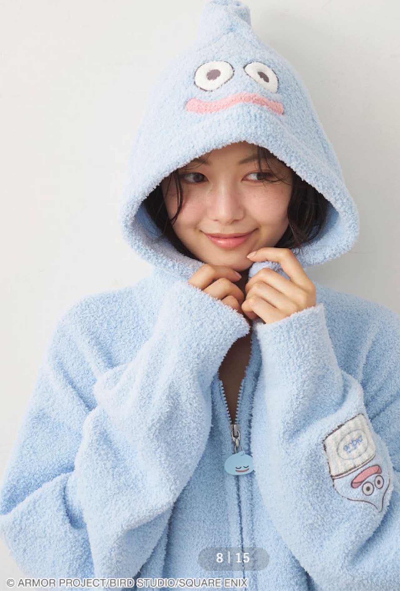 『GELATO PIQUE』×『DRAGON QUEST』のスライムパーカ（『GELATO PIQUE』公式HPより）