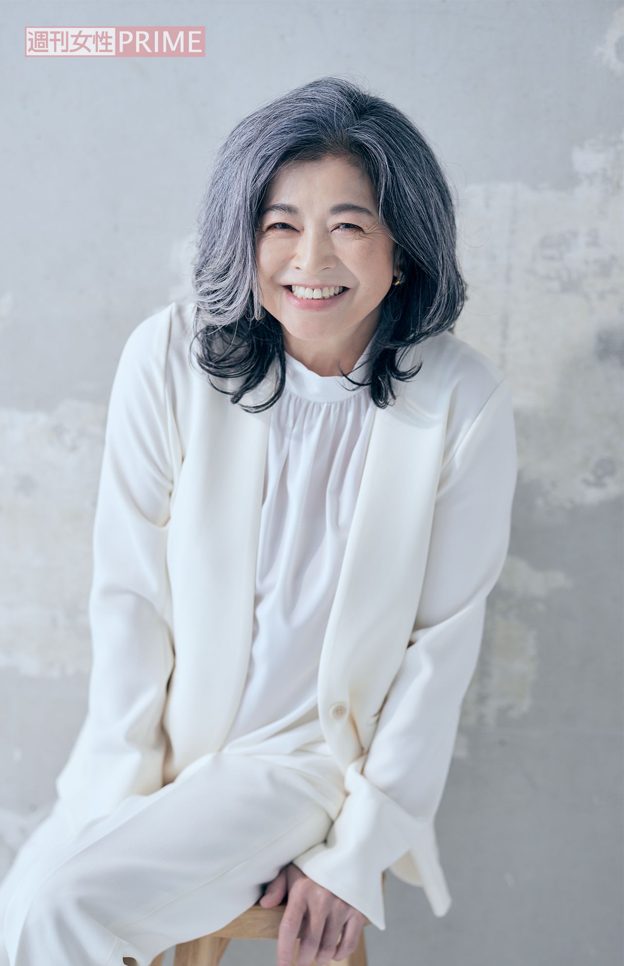 石田えり「一生、脂ぎっている（笑）」（撮影／廣瀬靖士）