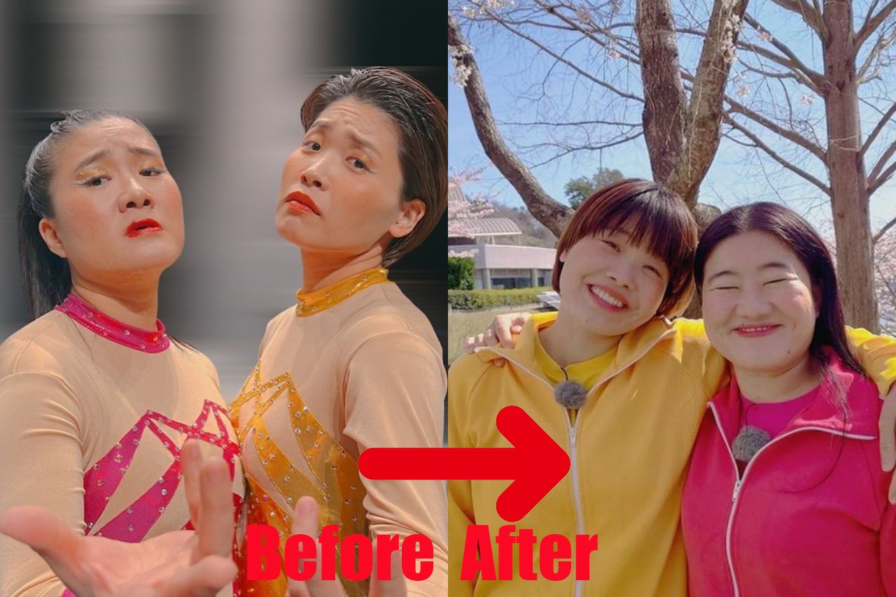 コンビ仲良くリバウンドしてしまったガンバレルーヤ。よしこは、体脂肪率がダイエット前より高い46％に（共に公式インスタグラムより）