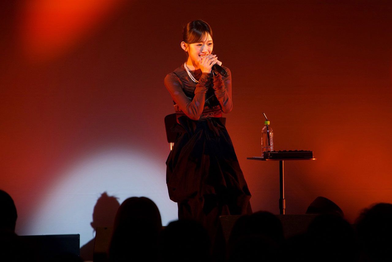 ミニライブで生歌を披露した加藤心