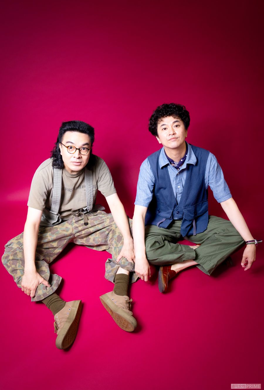 お笑い芸人『カナメストーン』の山口誠（左）と零士　撮影／吉岡竜紀