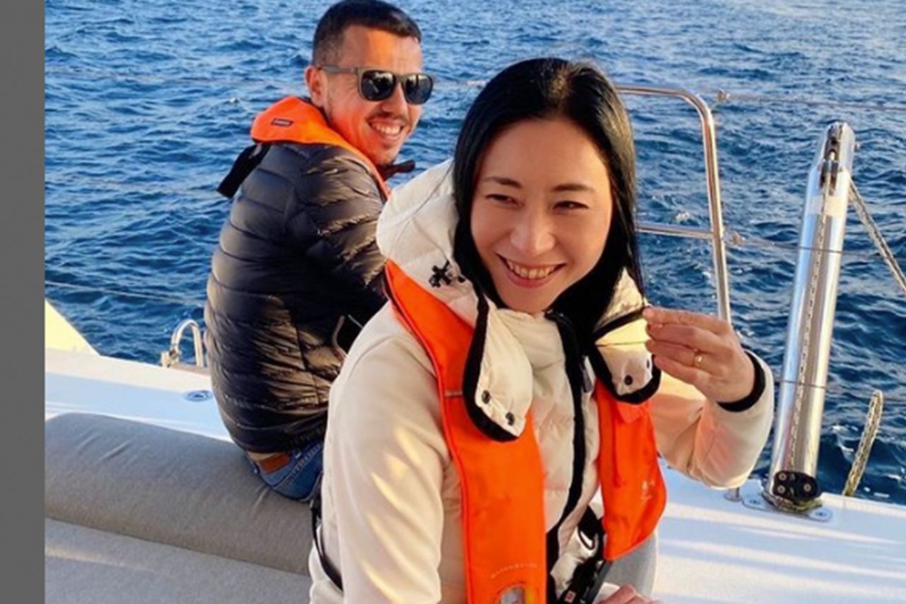 三浦瑠麗と夫の清志氏（インスタグラムより）