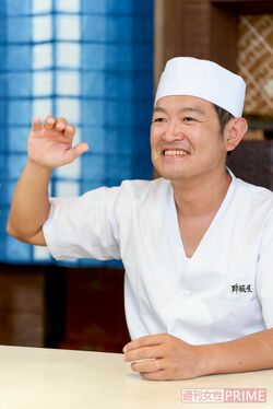 紹介制・寿司屋「酢飯屋」オーナー岡田大介さん　撮影／伊藤和幸