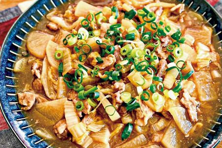 大根と白菜の中華あん