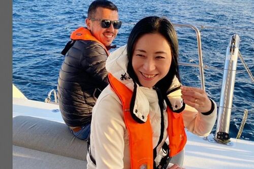 三浦瑠麗と夫の清志氏（インスタグラムより）