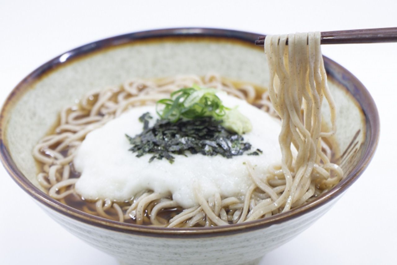 石原式　朝断食のメソッド・昼おすすめのとろろそば
