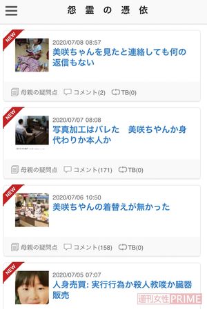 「怨霊の憑依」というブログは事件直後から、とも子さん犯人説をうたい、名誉毀損を続けている