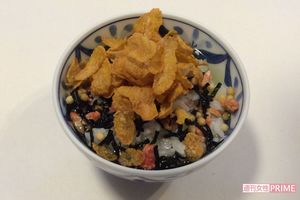 お茶漬け×コーンフレーク