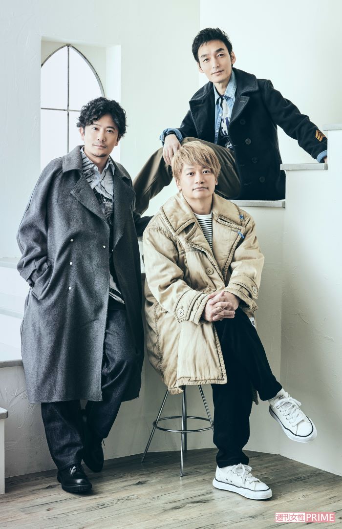 『新しい地図』の3人（左から稲垣吾郎、香取慎吾、草なぎ剛）　撮影／廣瀬靖士