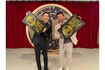 2024年の『ベストヒット歌謡祭』で司会を務めたウエンツ瑛士(左)と宮根誠司(公式Xより)