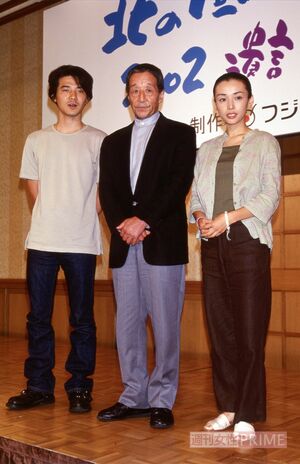 温厚だが、がんこ者の五郎。ヘソを曲げると、手がつけられない一面も