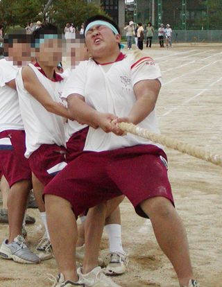中学の体育祭の稀勢の里