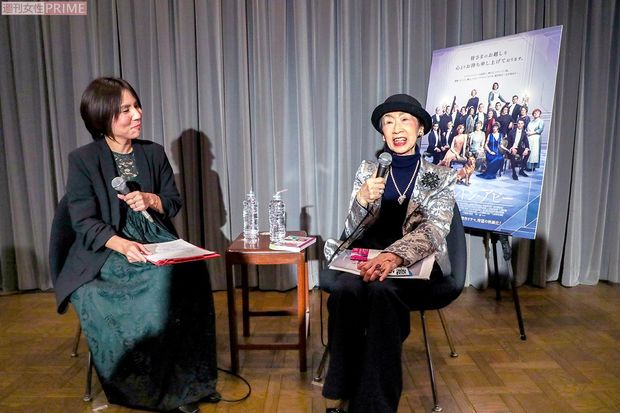 MCを務めた今祥枝さん（左）と、渡邉みどりさん（右）　撮影／佐藤靖彦