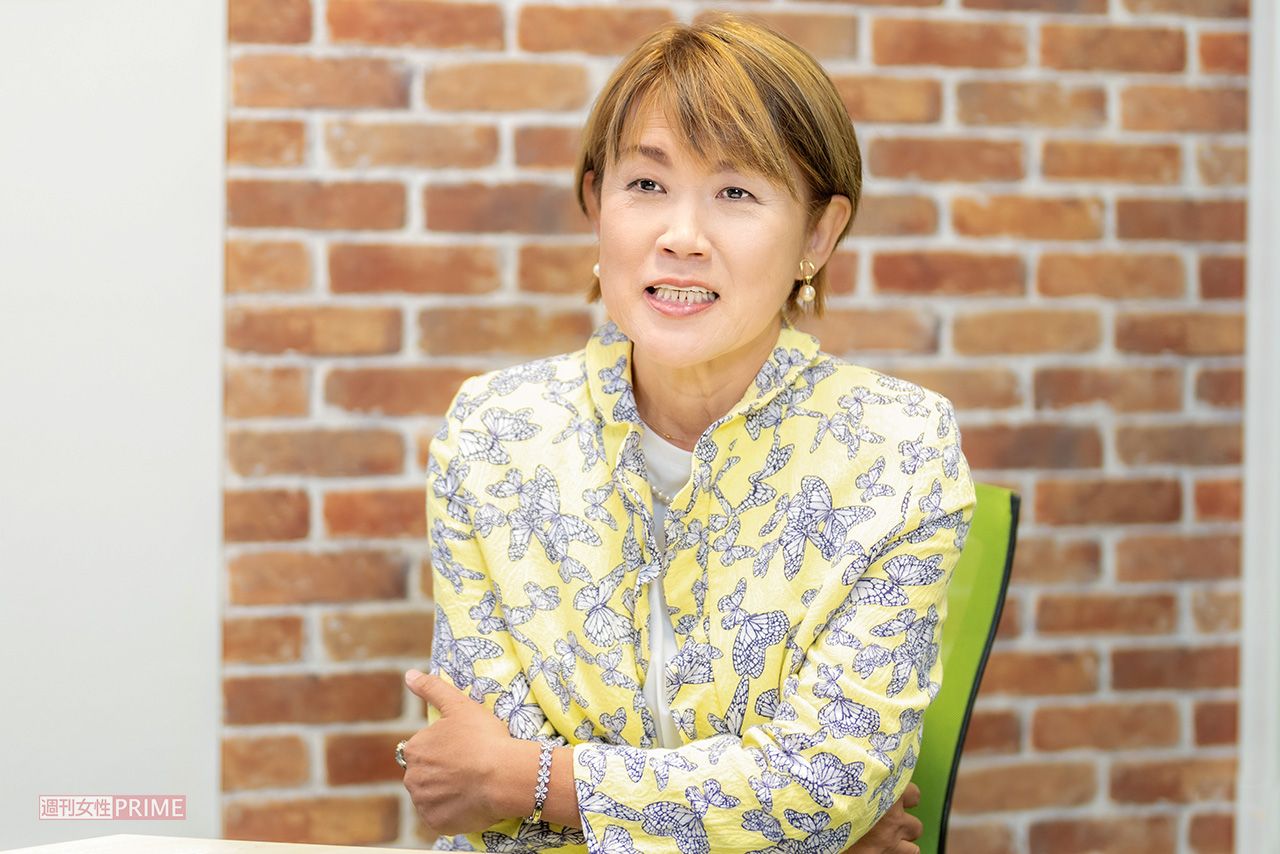 山田邦子　撮影／佐藤靖彦