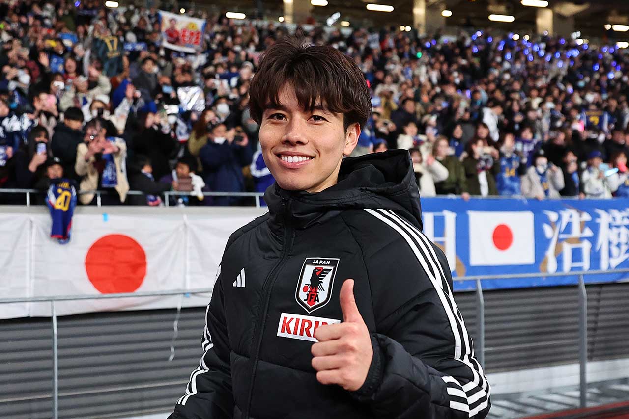 サッカー日本代表の田中碧