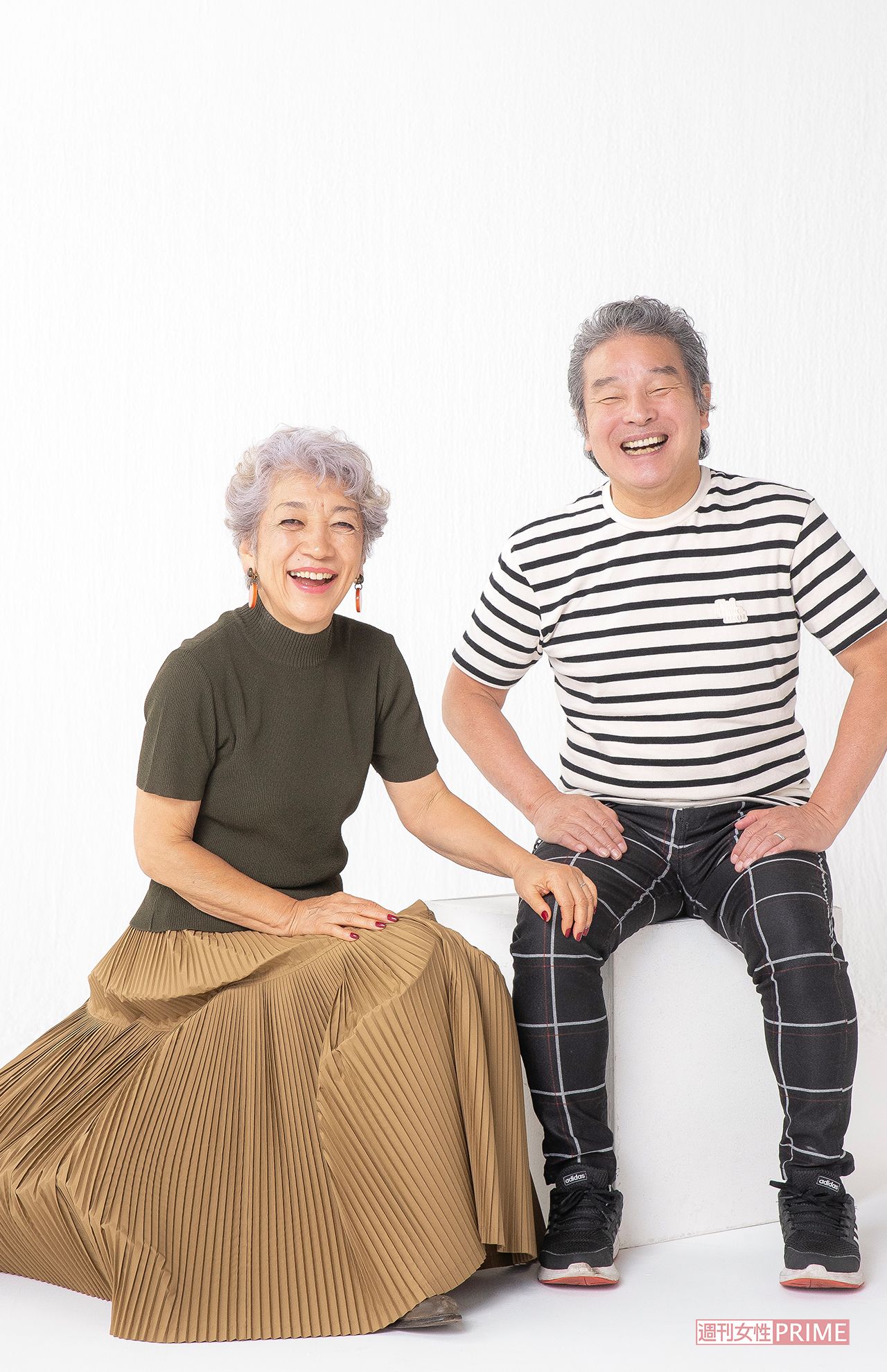 中尾ミエ（左）と尾藤イサオ（右）　撮影／伊藤和幸