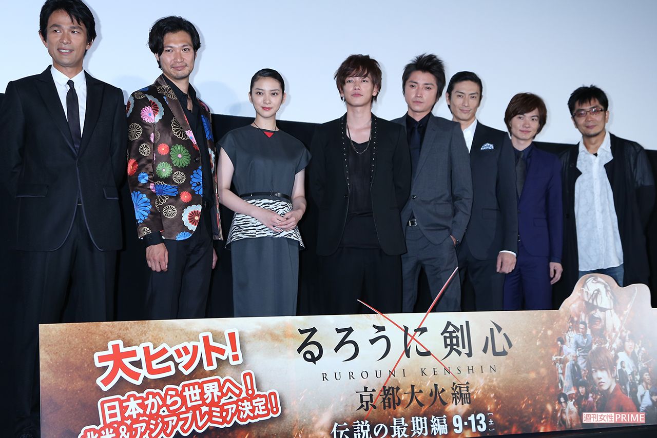 『るろうに剣心 京都大火編』初日舞台挨拶（'14年8月）