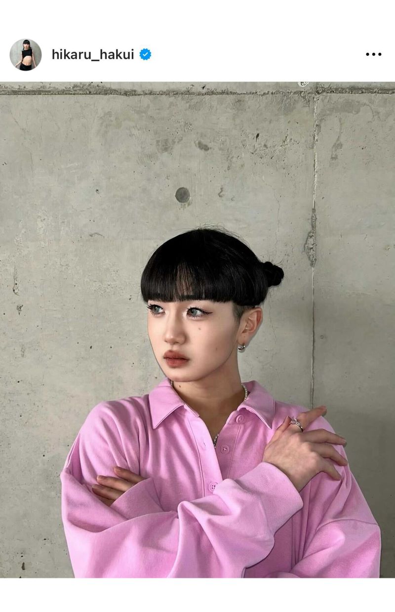 “ジェンダーレス男子”として13万人のフォロワーを抱える伯井太陽（本人インスタグラムより）