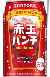 赤玉スイートワインをソーダで割った『赤玉パンチ』350ミリ　、オープン価格