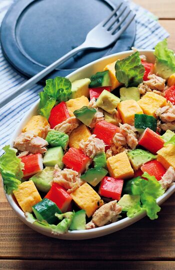 具材ゴロゴロサラダ巻きちらし