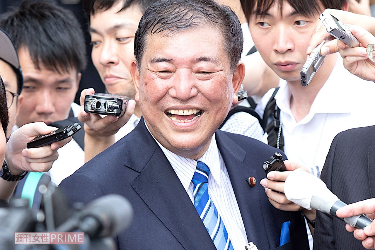 次期総裁選に出馬するとみられる石破茂元幹事長