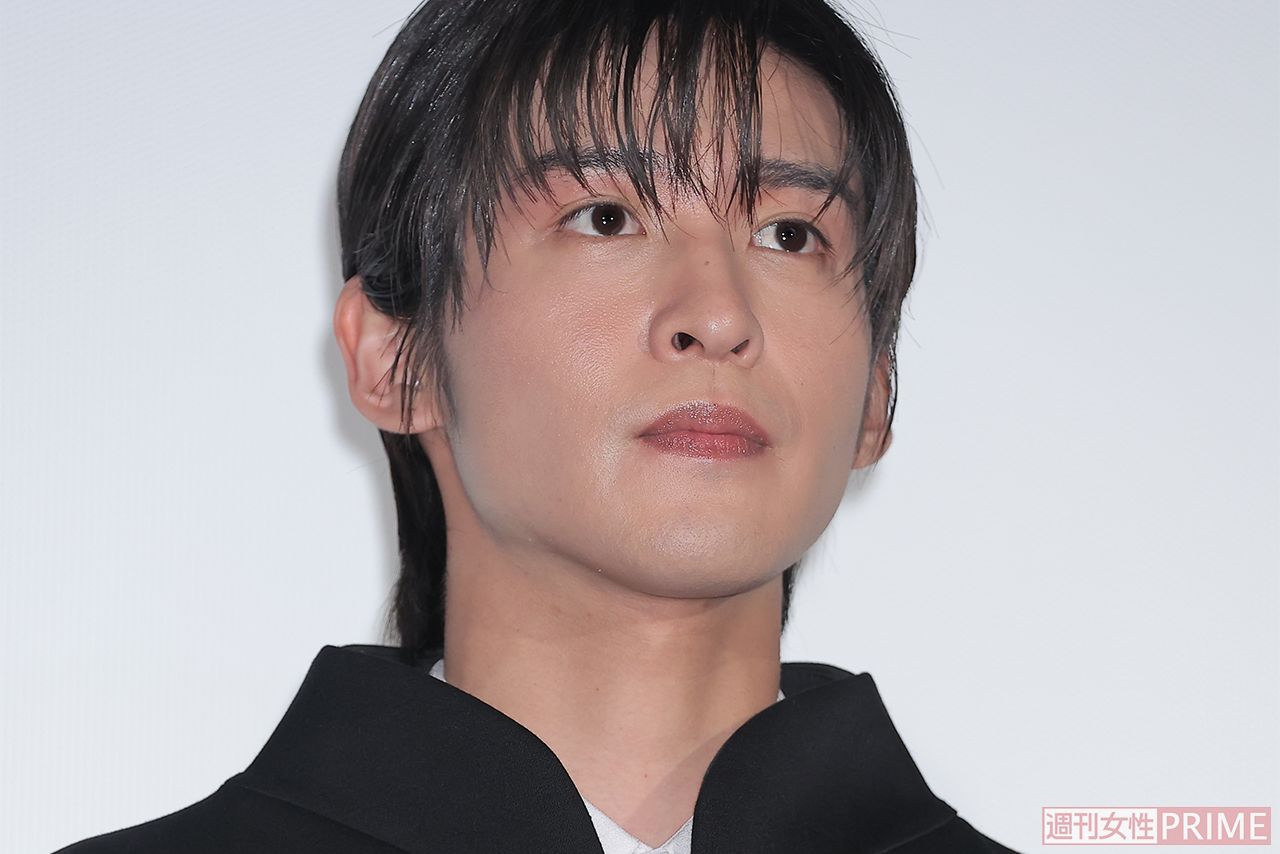 目黒蓮　映画『わたしの幸せな結婚』初日舞台挨拶（2023年3月）