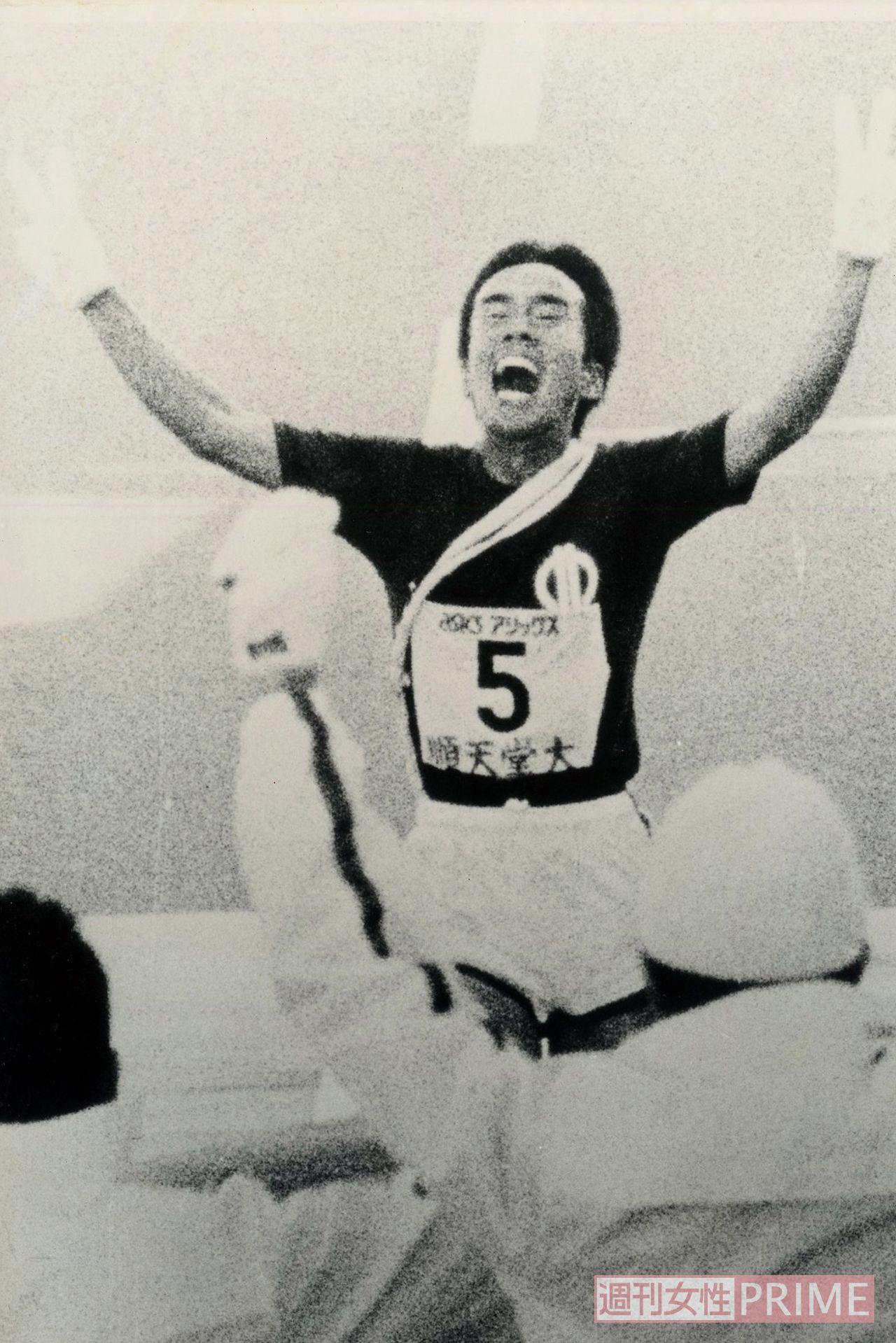 順天堂大学2年で箱根駅伝デビュー。往路優勝のゴールテープを切った