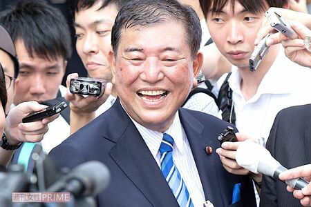 次期総裁選に出馬するとみられる石破茂元幹事長