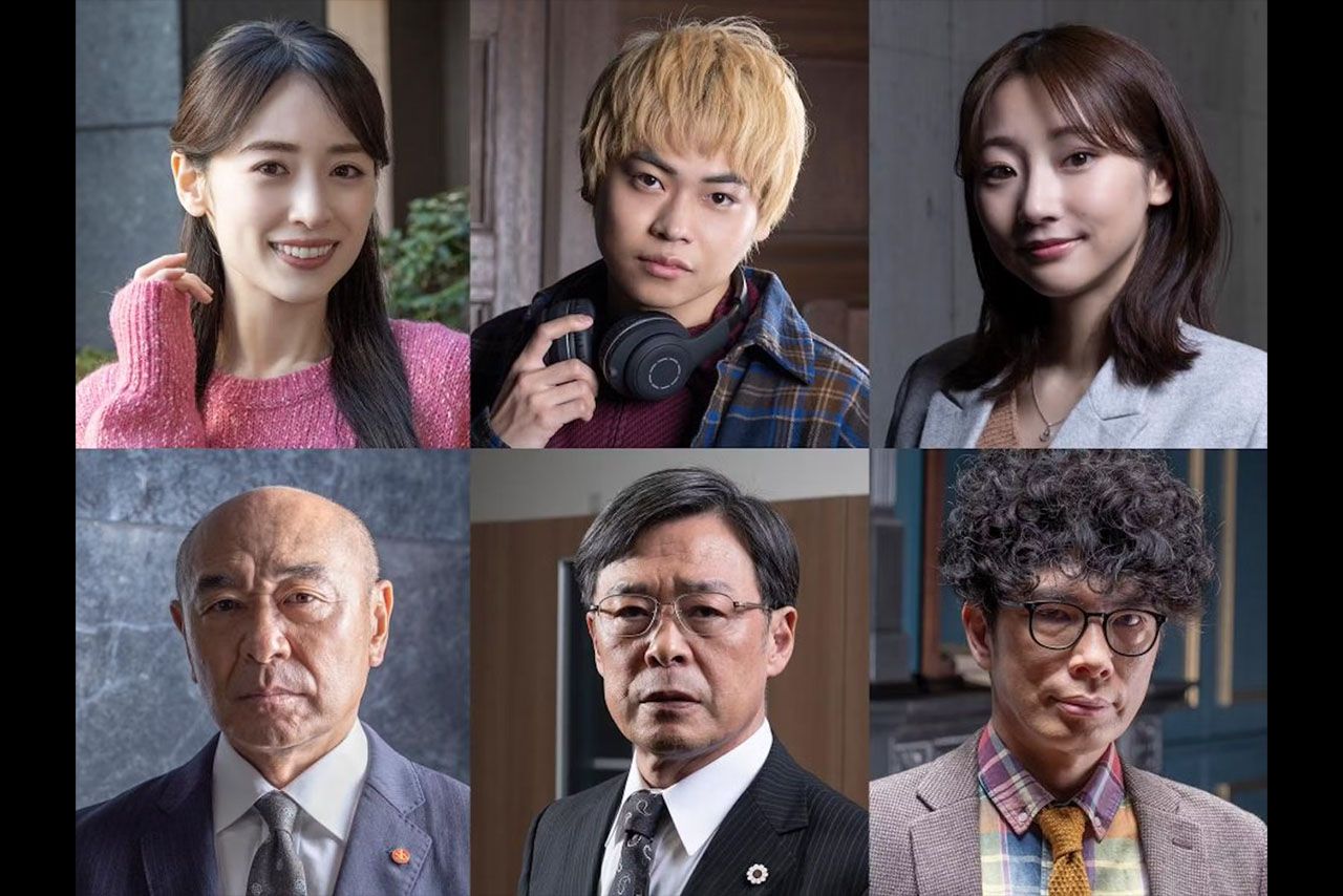 写真上段左から泉里香、菅生新樹、武田玲奈、下段左から高橋克実、光石研、片桐仁（ドラマ9『失踪人捜索班消えた真実』公式サイトより）