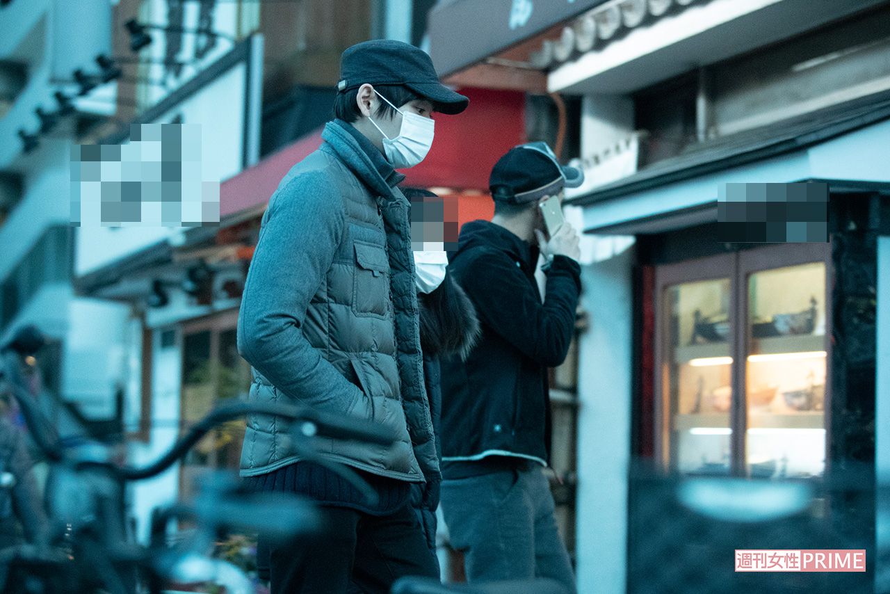 古川と女性のツーショット