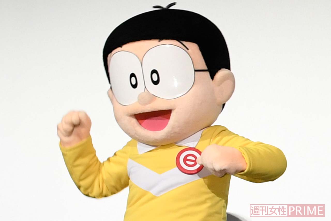 のび太　映画『ドラえもん　のび太の月面探査記　大ヒット御礼舞台挨拶』より（2019年3月17日）