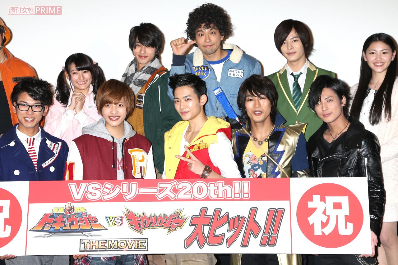 2014年放送の『烈車戦隊トッキュウジャー』劇場版の舞台挨拶