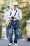 山崎努、84歳とは思えない若々しさ('21年)
