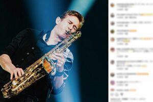 自民党・広瀬めぐみ議員との不倫が報じられた、カナダ人サックス奏者のアンディウルフ氏（公式インスタグラムより）