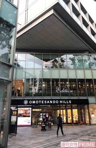 個展を開いた表参道ヒルズ