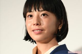 映画『潤一』公開記念舞台挨拶での夏帆（'19年6月）