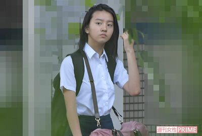 制服でもオーラを放っていたKoki,