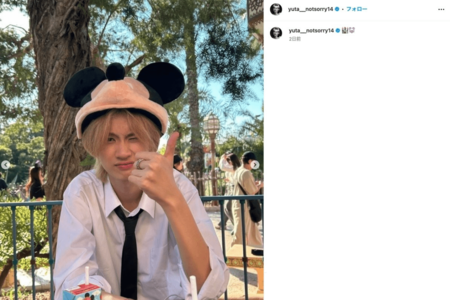 俳優の市村正親の息子で、同じく俳優の市村優汰（公式インスタグラムより）