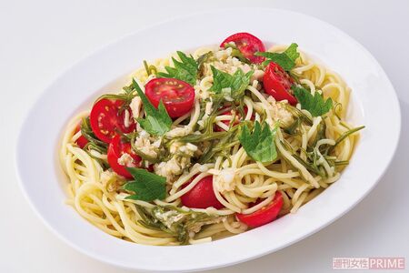 メカブ冷製パスタ　撮影／廣瀬靖士