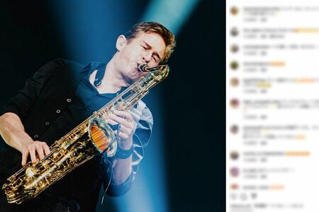 自民党・広瀬めぐみ議員との不倫が報じられた、カナダ人サックス奏者のアンディウルフ氏（公式インスタグラムより）