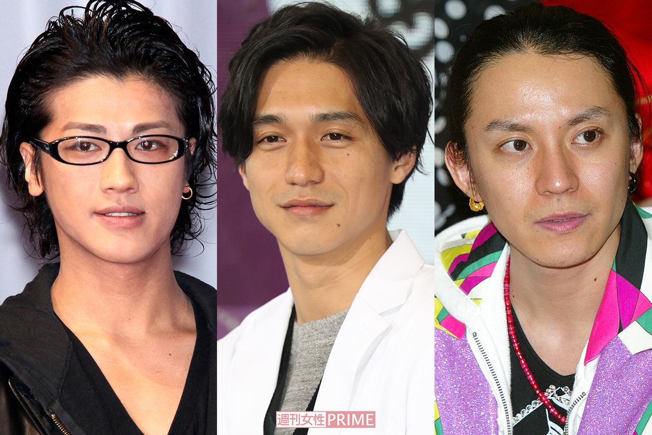 ジャニーズを退所した（左から）赤西仁、錦戸亮、渋谷すばる