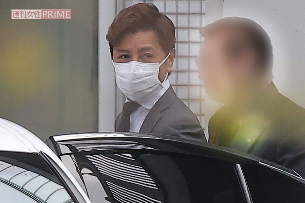 2025年4月、講演会会場を後にしたショーンK