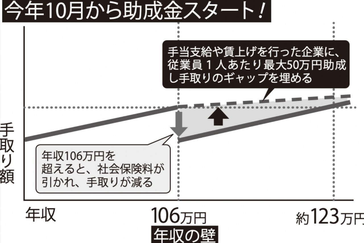 今年10月から助成金スタート！