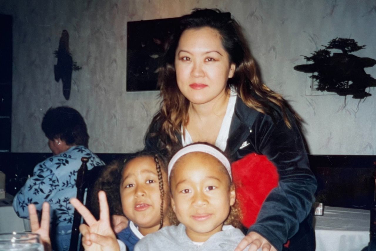 出場したテニス大会で、まりさんが優勝したとき、めったにしない外食でレストランに行き、お祝いしたときのカット