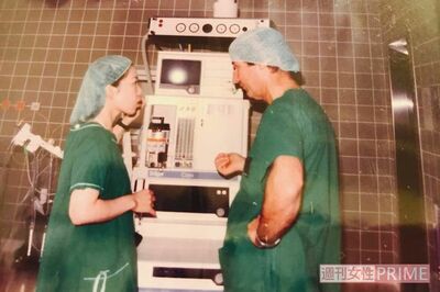 麻酔科医として第一線で活躍していた勤務医時代（富永さん提供）