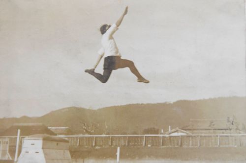 女学校のとき、走り高跳びで県大会出場