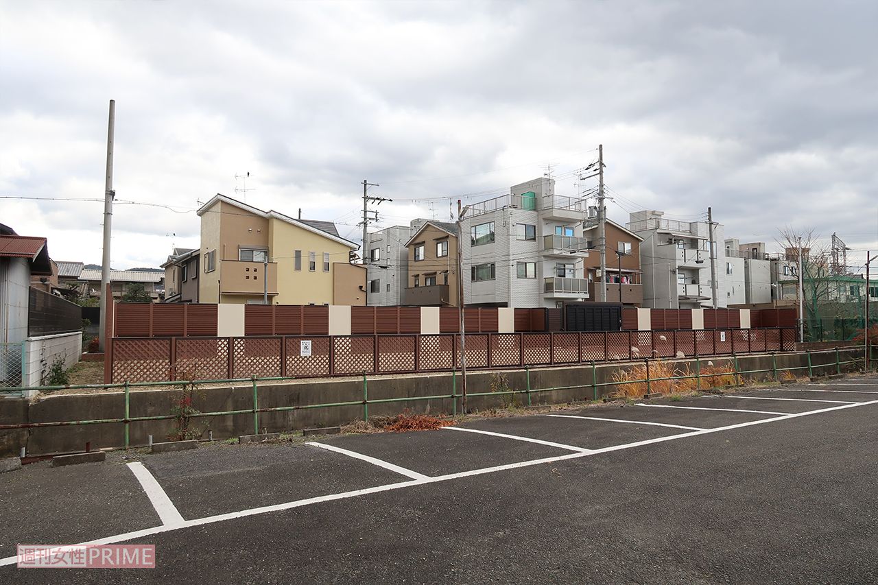 現在は更地になっている京都アニメーションの第1スタジオ跡の裏側