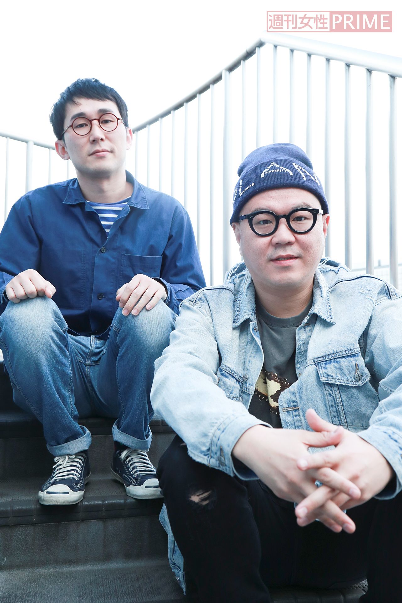 シソンヌ・じろう（左）、長谷川忍（右）　撮影／森田晃博